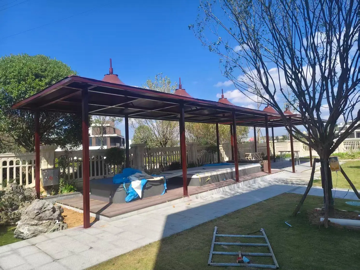 贵州钟山园区小区膜结构停车棚怎么选?本地源头工厂拆解三大坑,避开返修翻倍成本